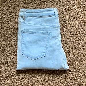 Light wash jeans